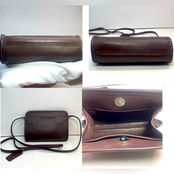 Rare Vintage Mahogany Coach Disco Crossbody Near Mint PRICE FIRM NWOT - Picture 8 of 16
